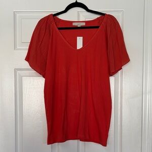 LOFT Women's Coral Blouse